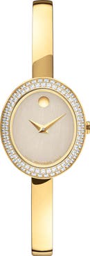 Movado Museum Oval Bangle Watch, 22mm x 26mm