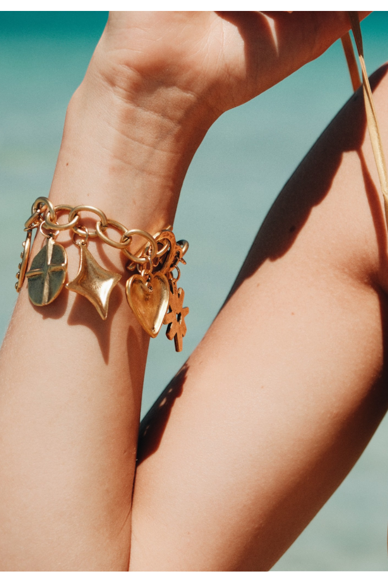 Rooney Bracelet, Alternate, color, Gold