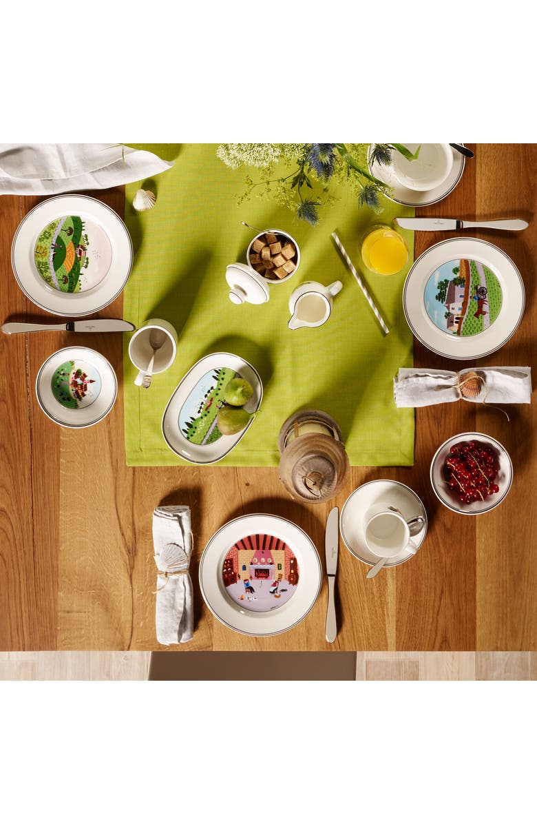 Villeroy & Boch Design Naif Rim Soup #5 By the Fireside, Alternate, color, NO COLOR
