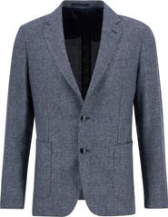 Barbour Kensington Glen Check Wool Blend Flannel Suit Jacket