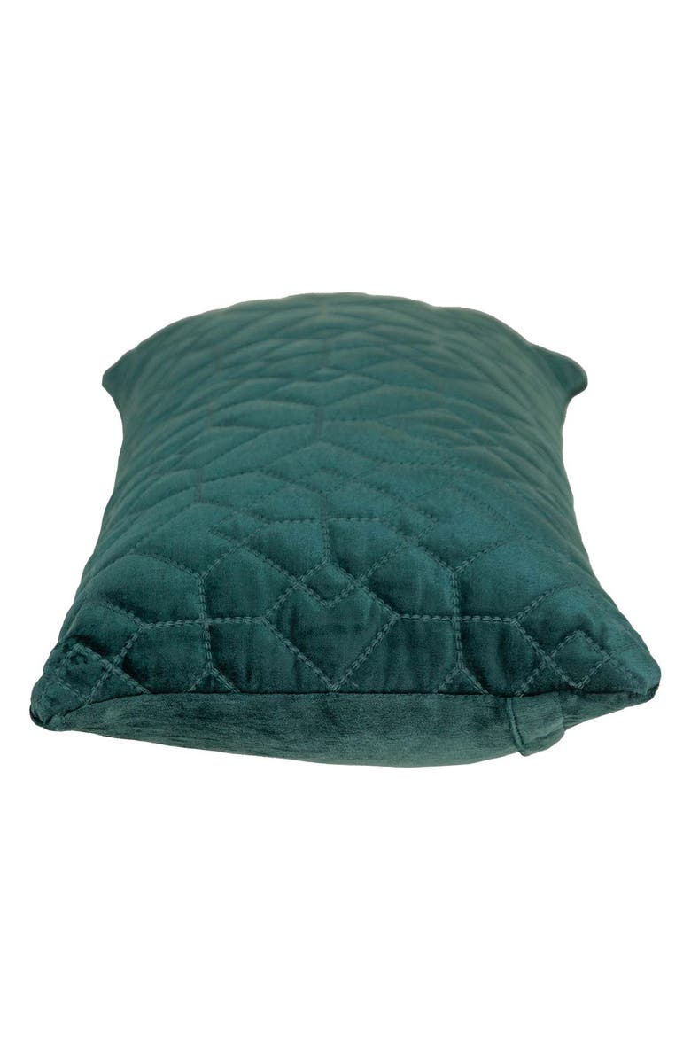 PARKLAND COLLECTION Sora Quilted Throw Pillow, Alternate, color, Teal