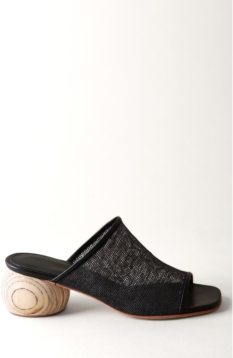 Huma Blanco Milla Natural Jute Slide Sandal, Alternate, color, Coal Jute