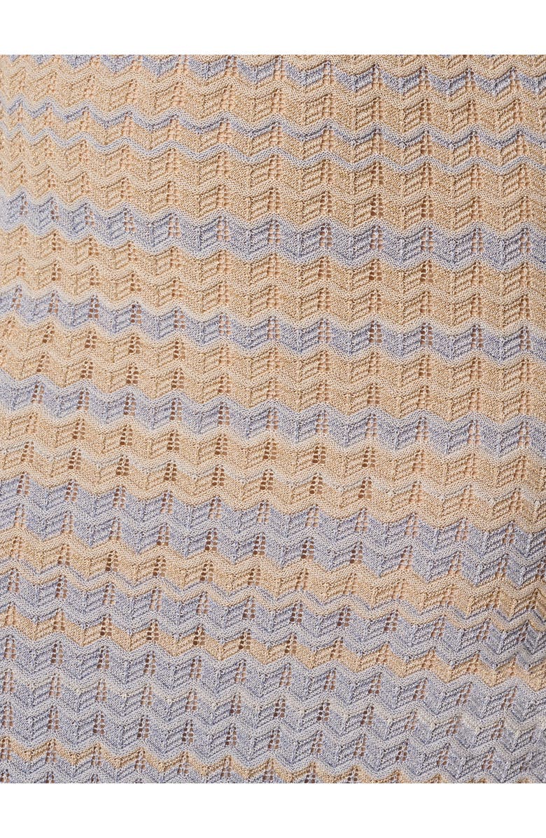 Adrianna Papell Metallic Sweater Knit Midi Dress, Alternate, color, Ecru Multi