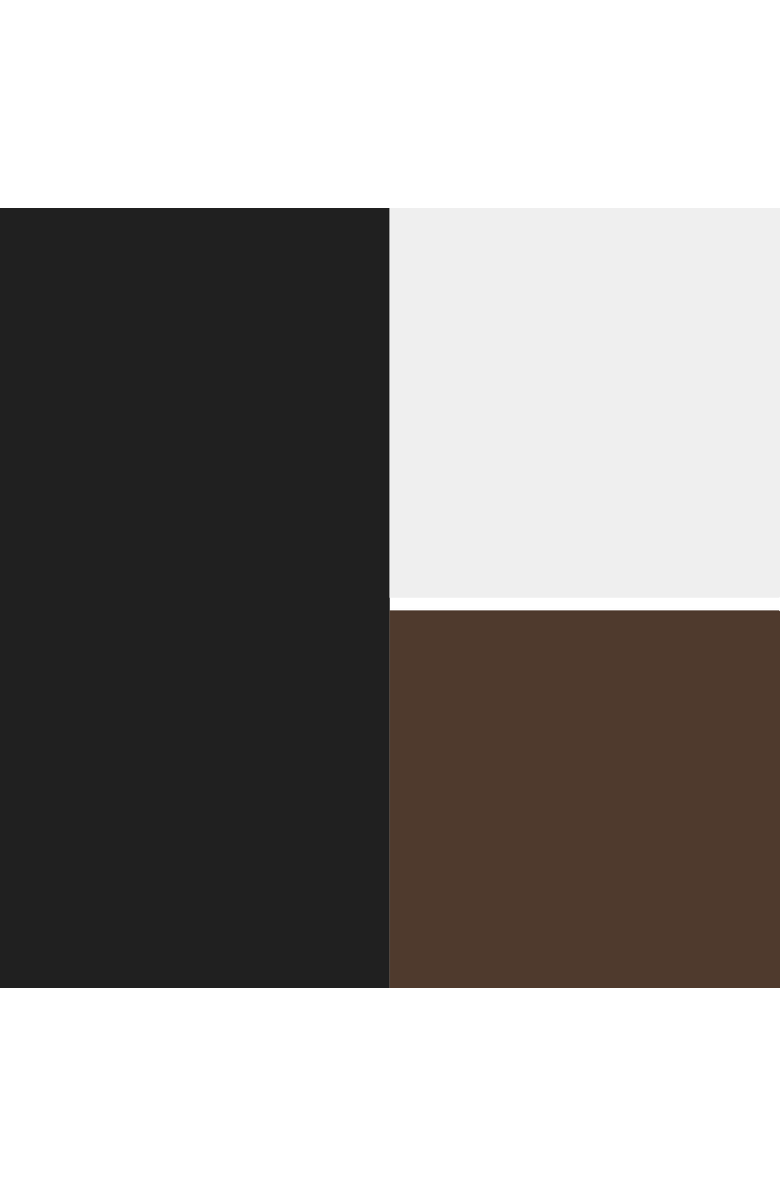 Port De Bras Serena Skirt, Alternate, color, Black-Chantilly-Dark Chocolate