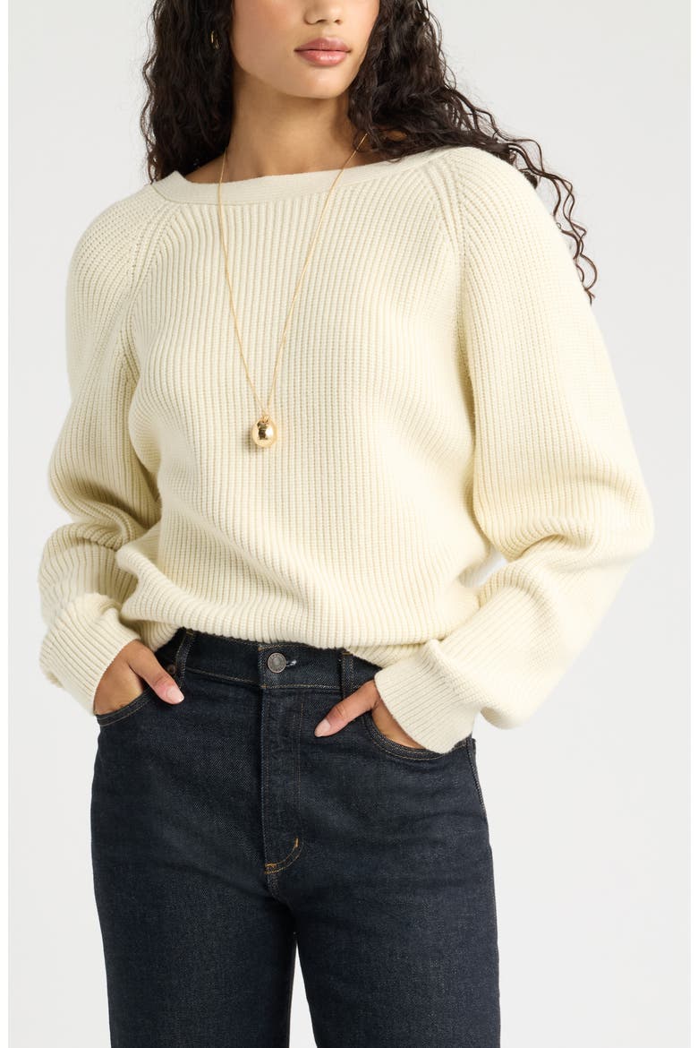 Softluxe Twist Reversible Sweater, Alternate, color, IVORY DOVE