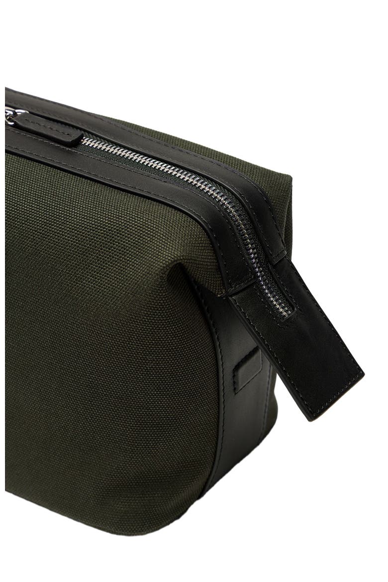 Kenyatta Organic Cotton Canvas Toiletry Bag, Alternate, color, Green