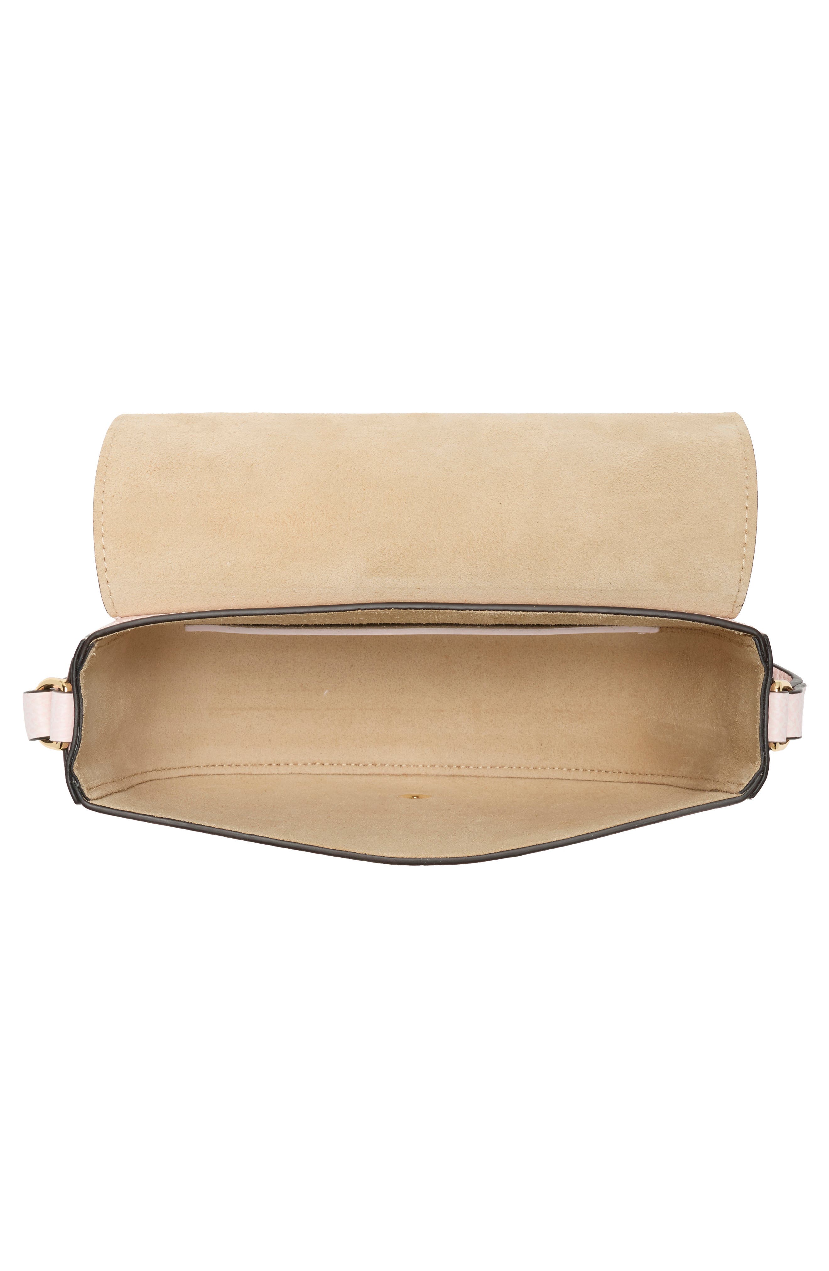 Épure Leather Crossbody Bag, Alternate, color, BALLET
