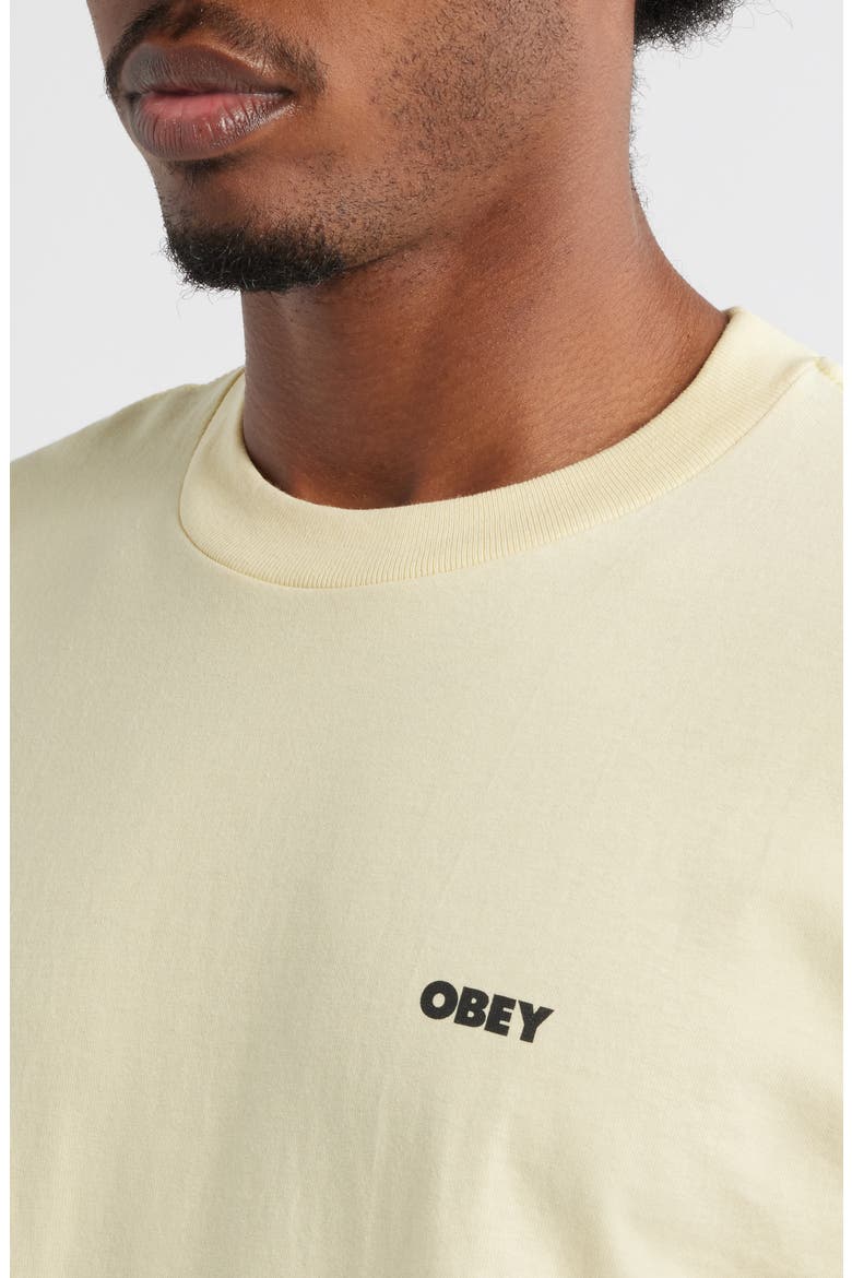 Quarter Icon Graphic T-Shirt, Alternate, color, PALE YELLOW