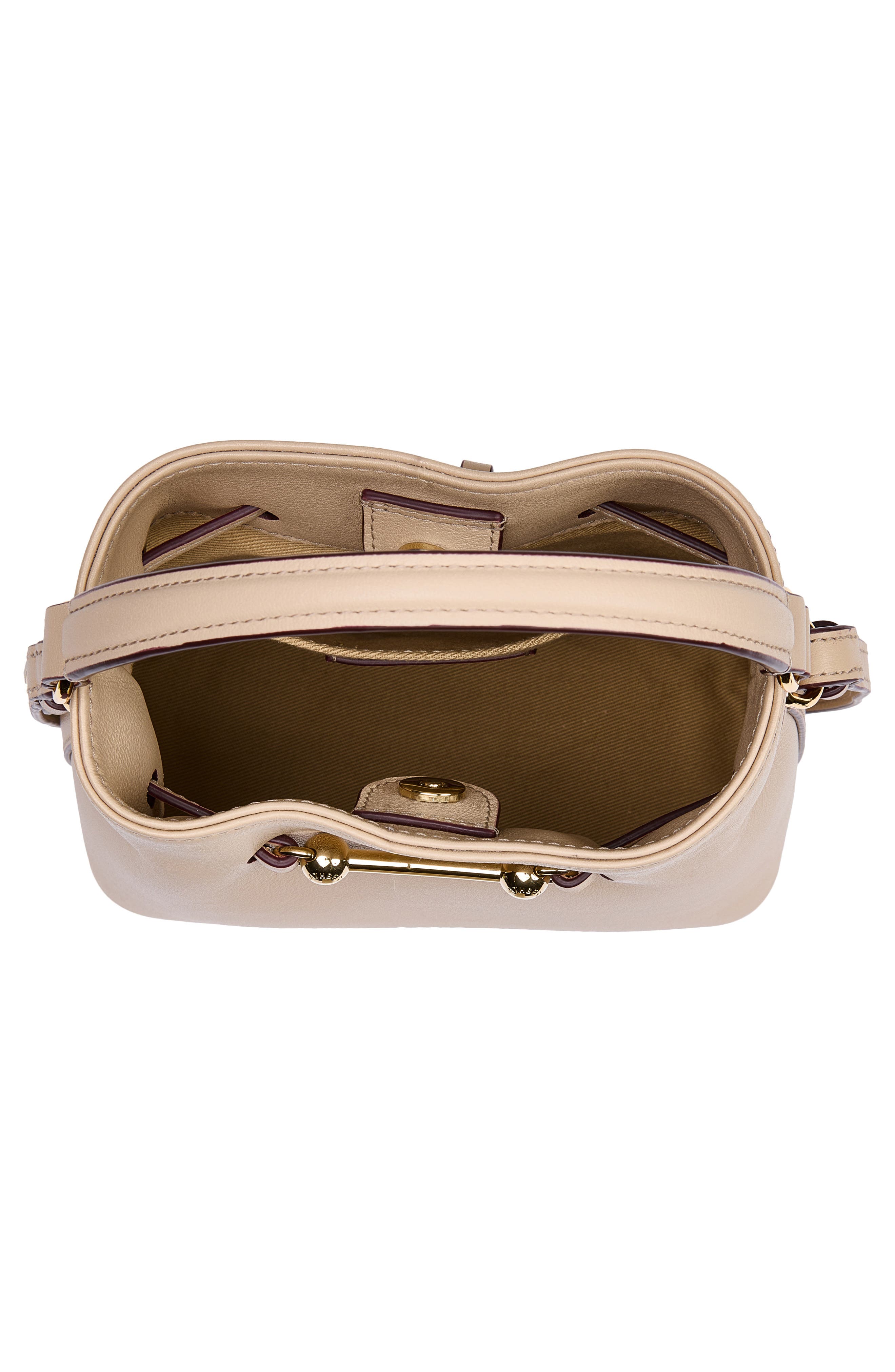 Mini Corda Leather Bucket Bag, Alternate, color, OAT