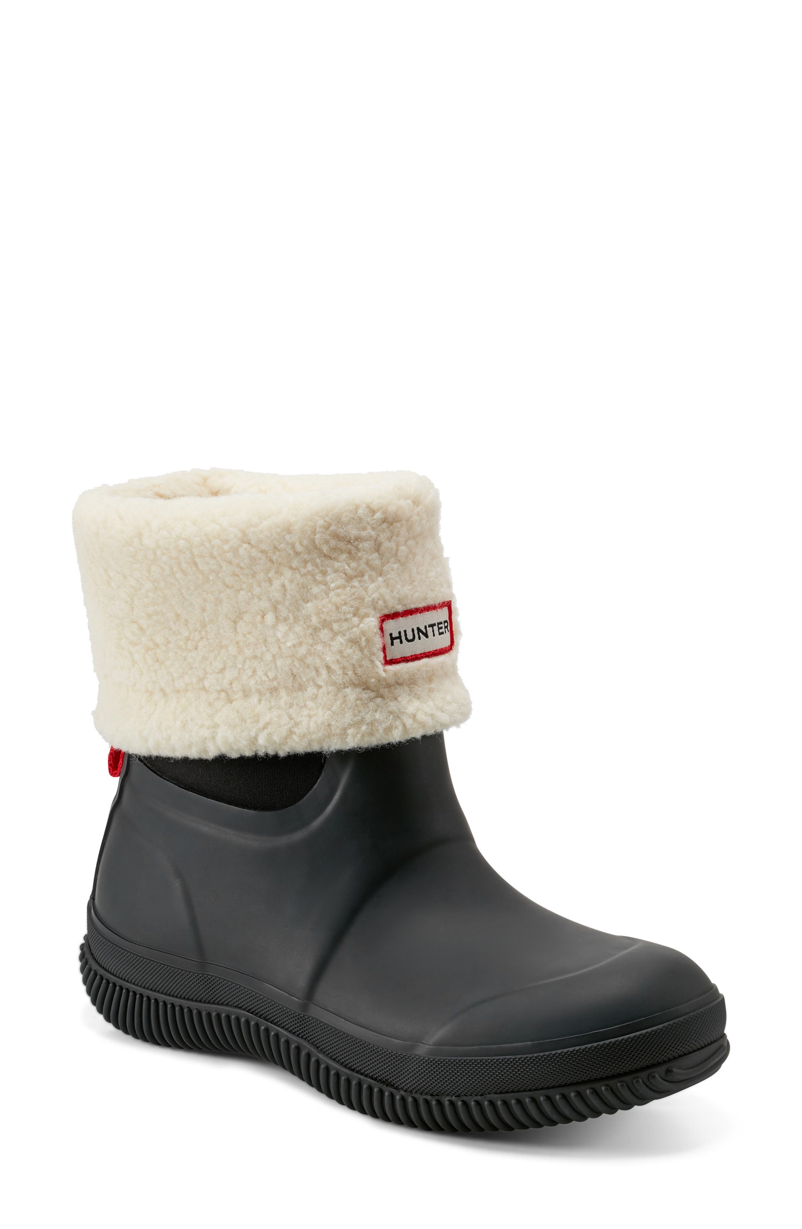 Hunter Thunor Indoor/Outdoor Insulated Roll Top Waterproof Snow Boot