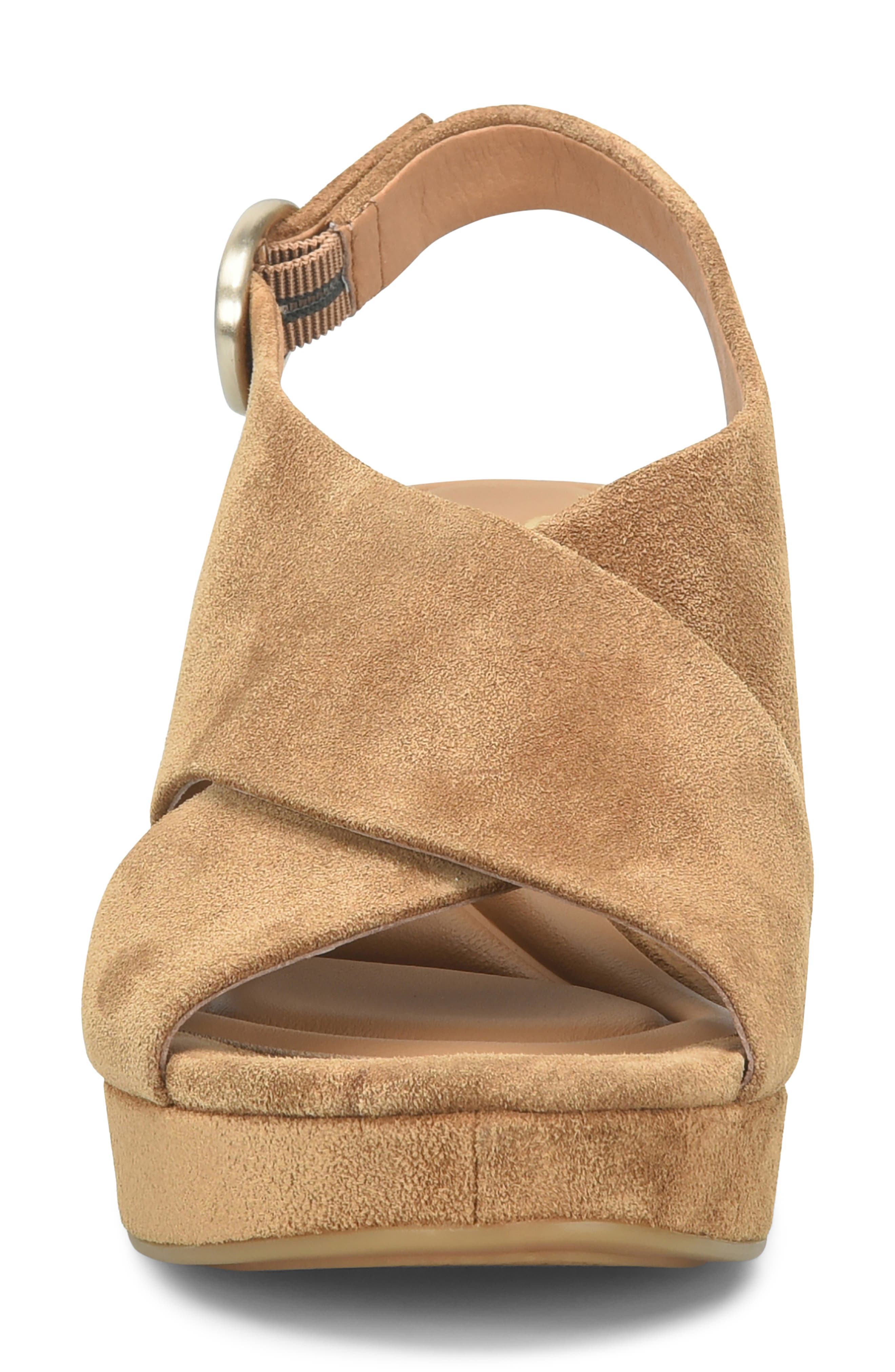 Lyric Slingback Platform Sandal, Alternate, color, SADDLE