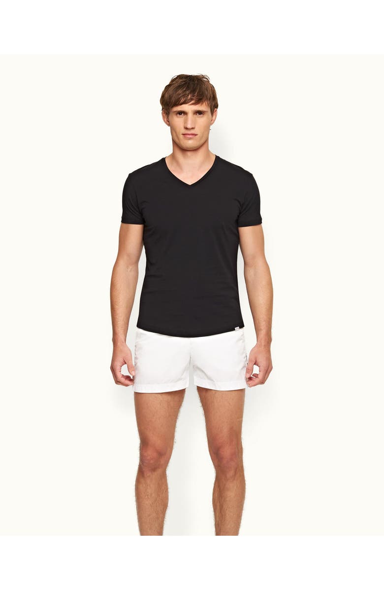 Orlebar Brown Ob V Tailored Fit V-neck T-Shirt, Alternate, color, Black