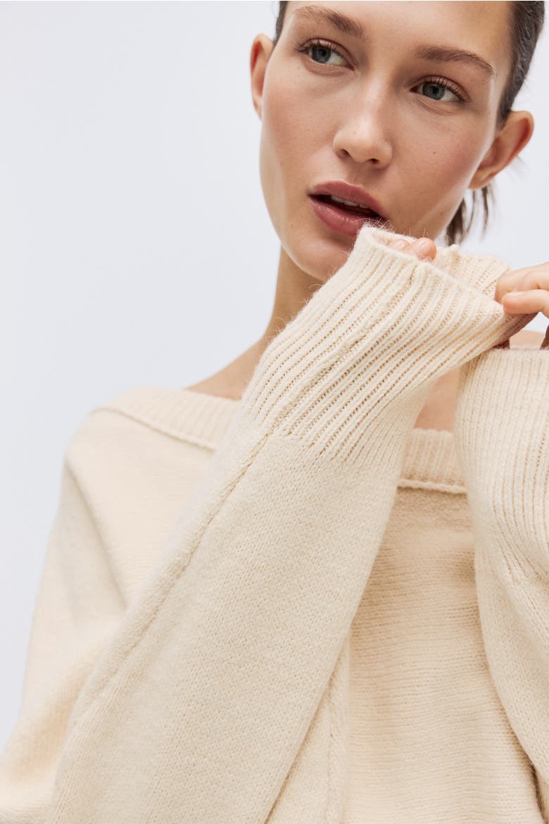 One-shoulder Jumper, Alternate, color, Light yellow