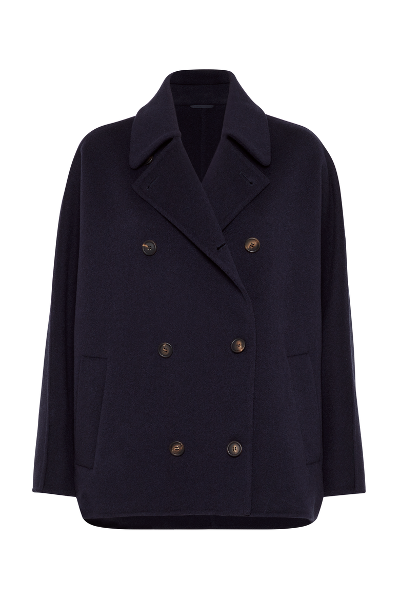 Hand-finished Caban jacket, Main, color, Blue
