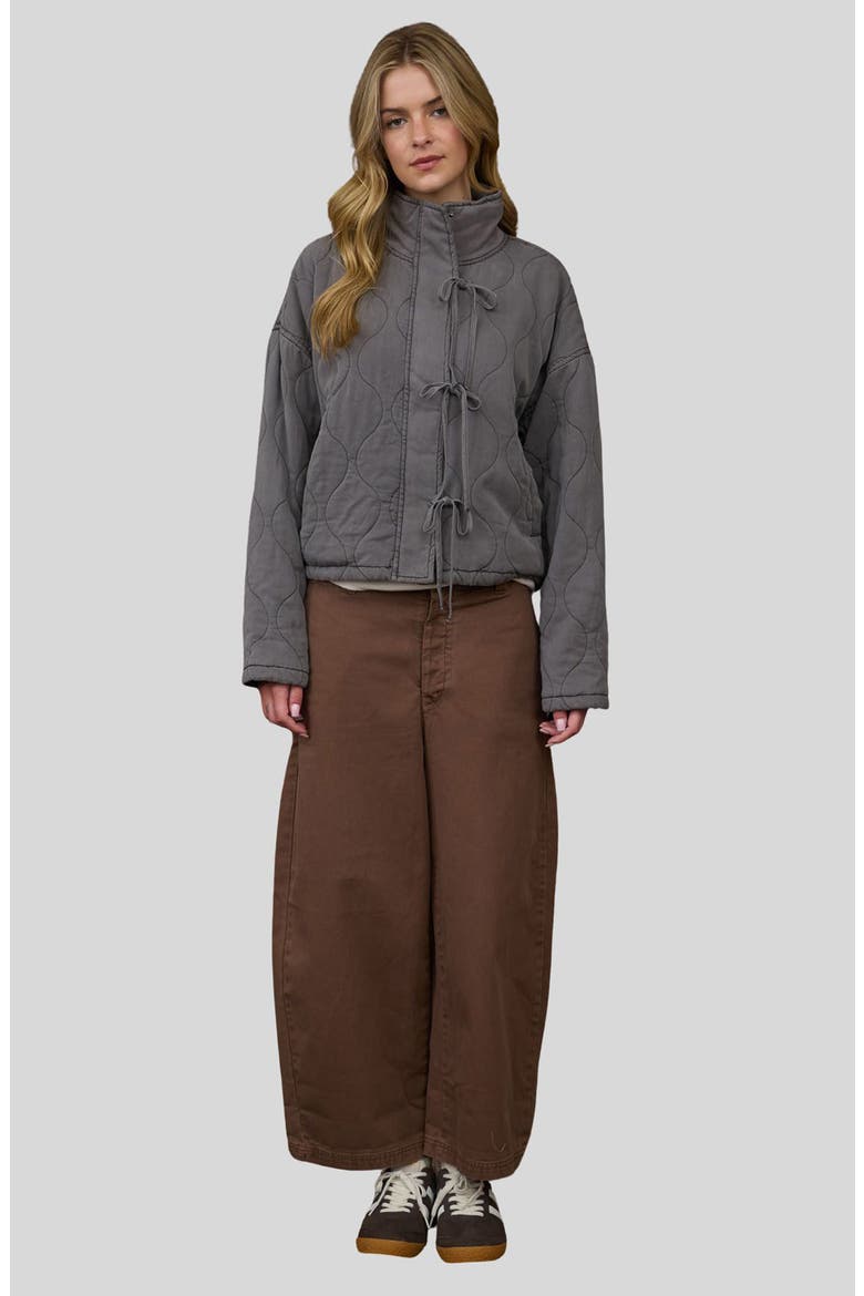 Quilted Jacket, Alternate, color, CHARCOAL