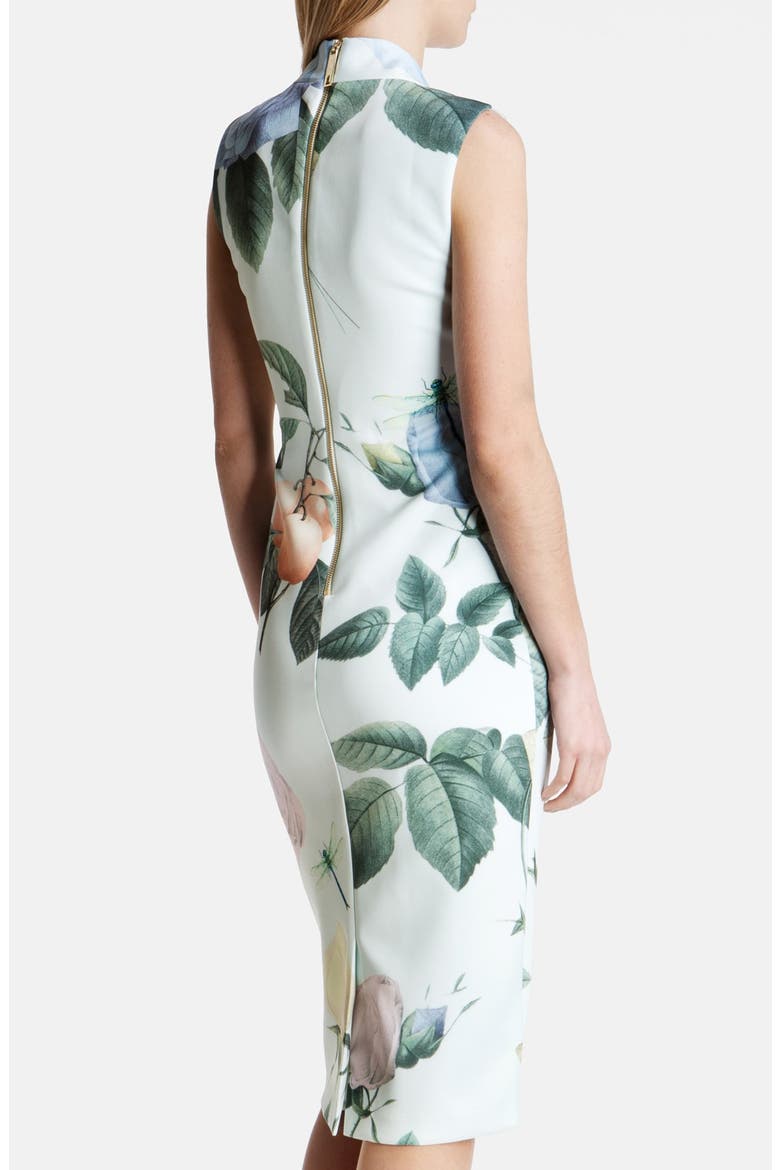 'Rose Ravina' Midi Dress, Alternate, color, MINT