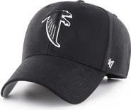 '47 Men's '47 Black Atlanta Falcons Throwback Tonal MVP Adjustable Hat