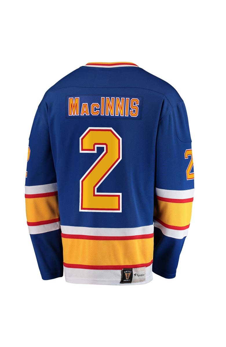 FANATICS Men's Fanatics Branded Al Macinnis Blue St. Louis Blues Premier Breakaway Retired Player Jersey, Alternate, color, 