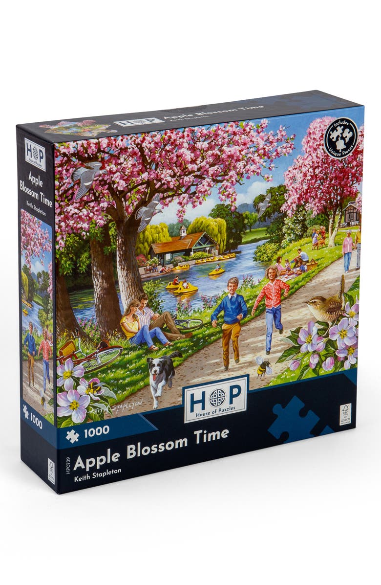 The House of Puzzles Apple Blossom 1000-Piece Jigsaw Puzzle, Main, color, 
