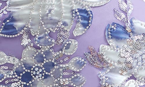 DRESS THE POPULATION DRESS THE POPULATION MAGNOLIA BEADED FLORAL ONE-SHOULDER COCKTAIL SHEATH DRESS