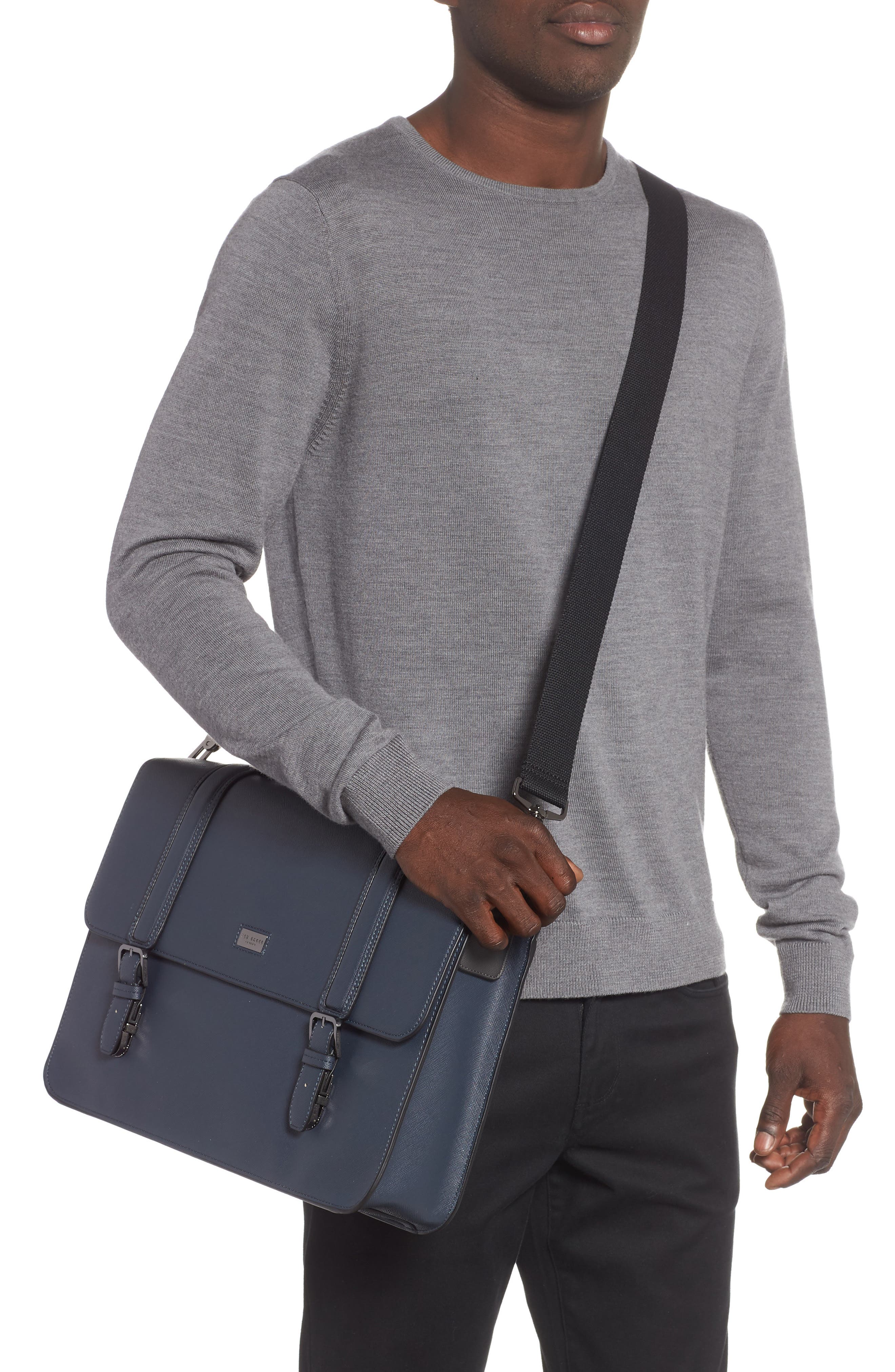 Crossgrain Messenger Bag, Alternate, color, NAVY