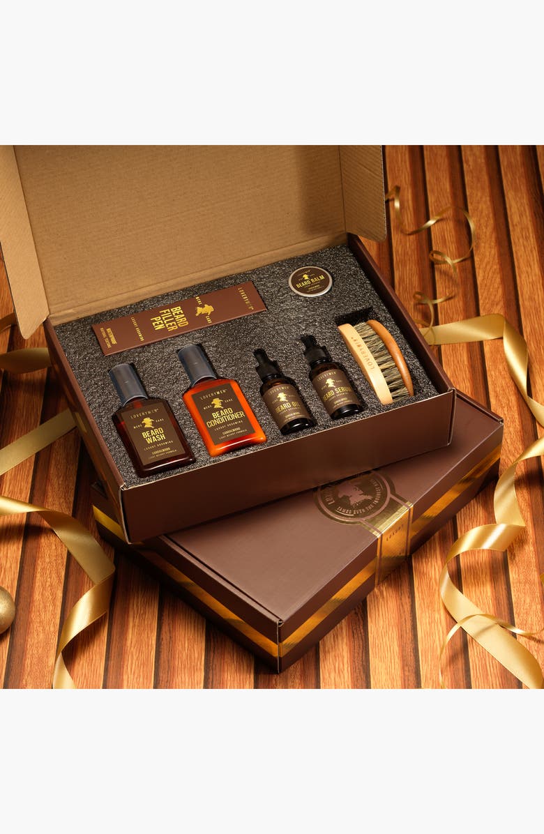 Lovery 9 Piece Ultimate Beard Care Kit, Alternate, color, NO COLOR