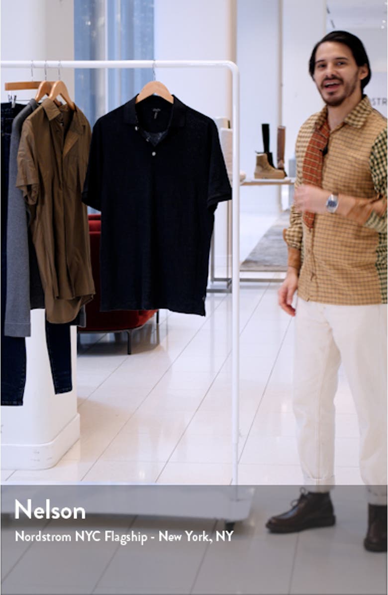 Solid Linen Polo, sales video thumbnail