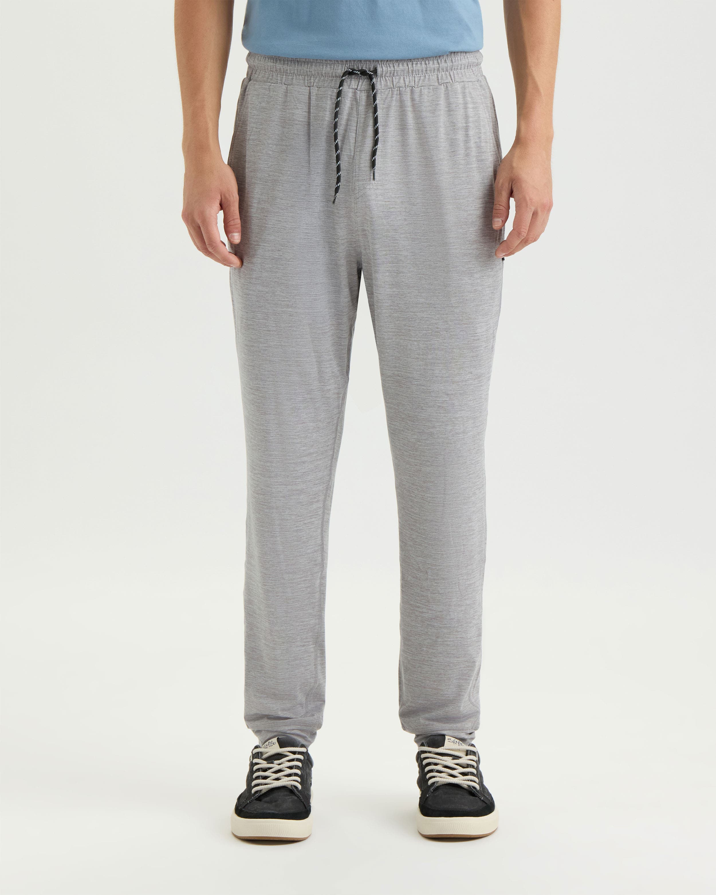 Salt Life Jogger Performance Heather Brushed Knit (Men) | Nordstrom