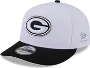 New Era Men's New Era White/Black Green Bay Packers 2026 NFL Draft Pre-Curved 9FIFTY Snapback Hat