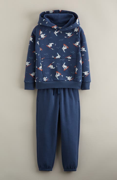 Kids' Print Hoodie & Joggers Set (Toddler & Little Kid)