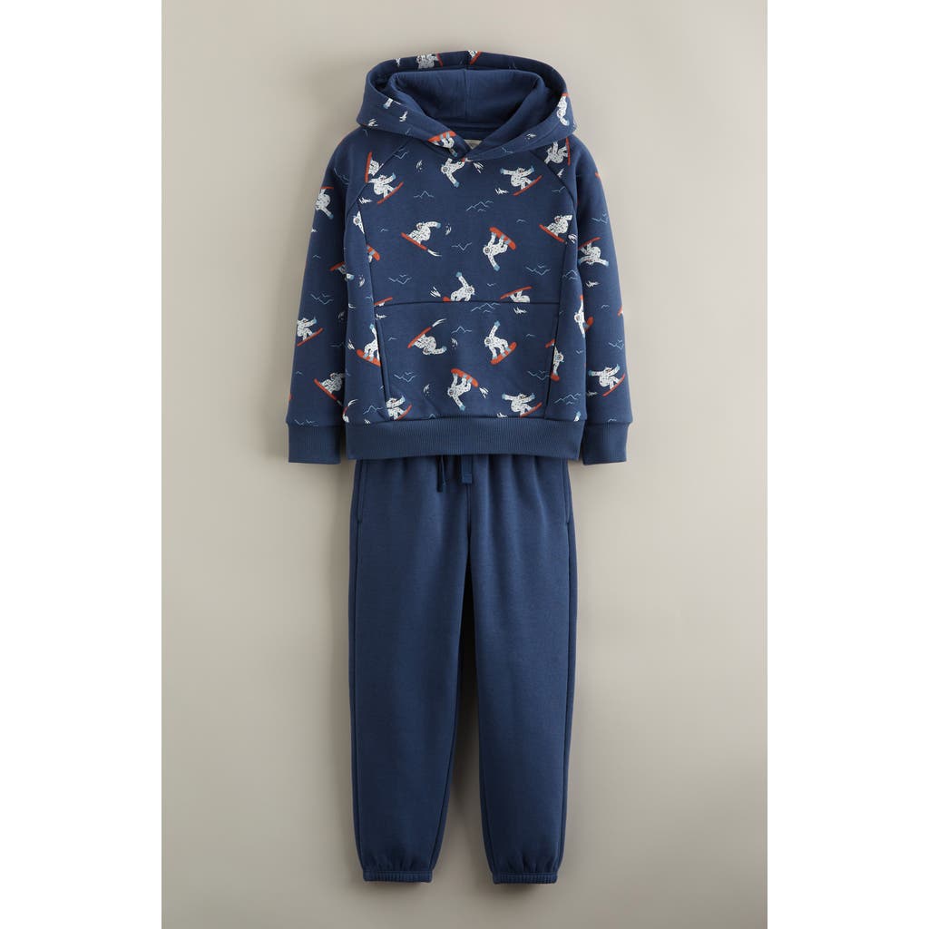 Tucker + Tate Kids' Print Hoodie & Joggers Set In Blue