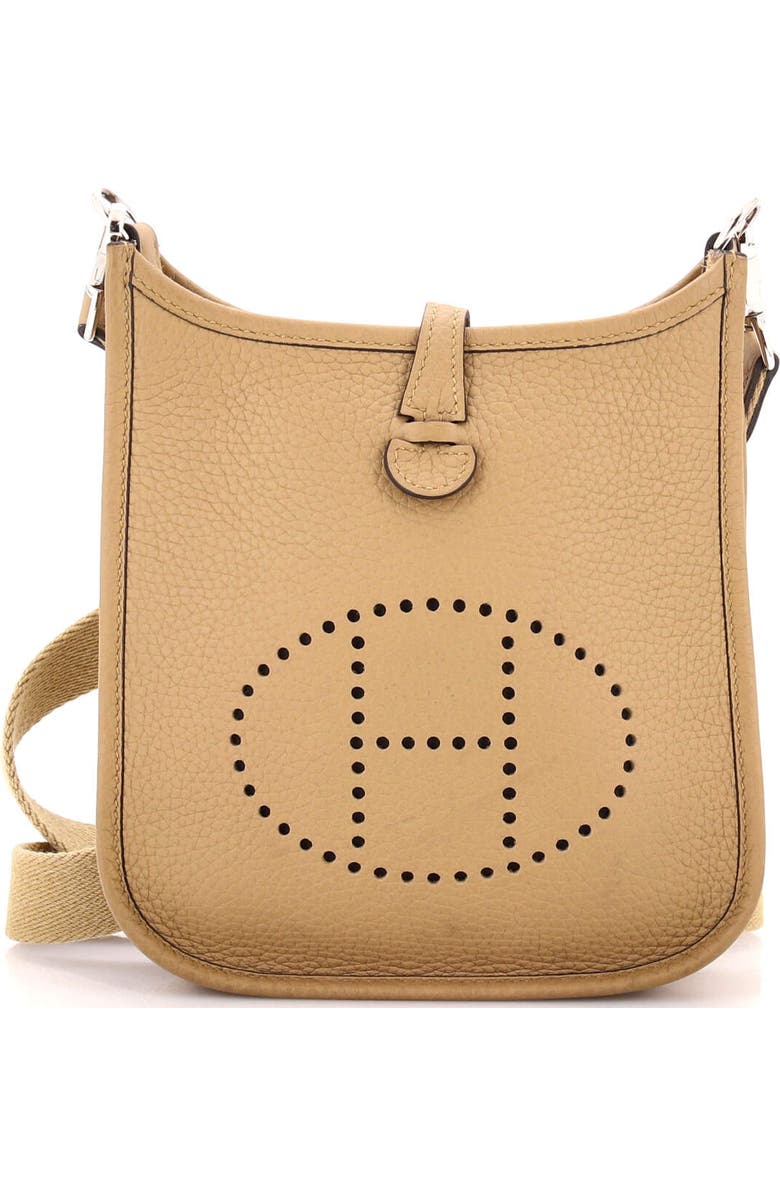 Pre-Owned Hermes Evelyne Bag Gen III Clemence TPM, Main, color, Poussiere