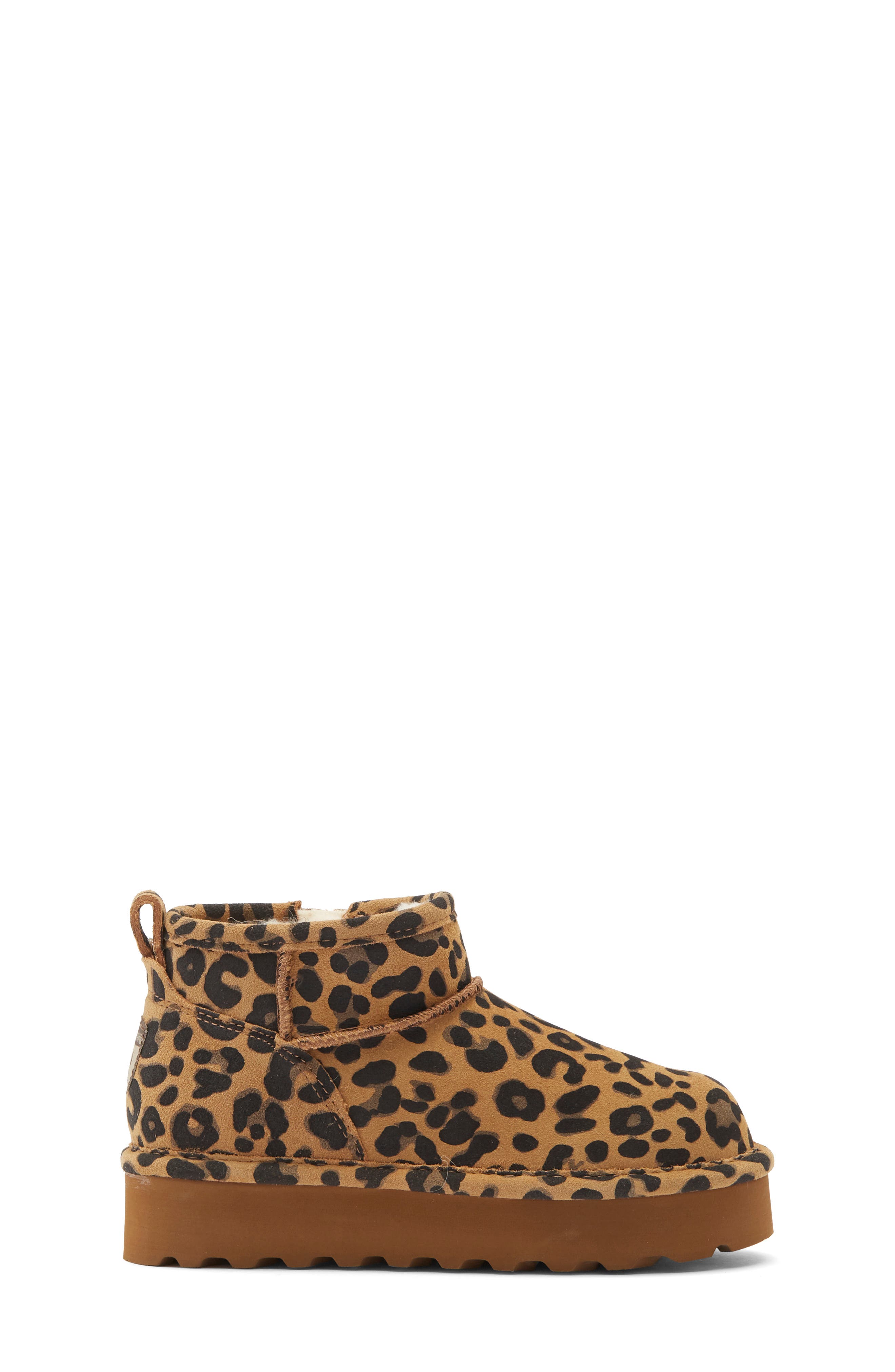 Kids' Retro Shorty Exotic Bootie, Alternate, color, TOBACCO LEOPARD