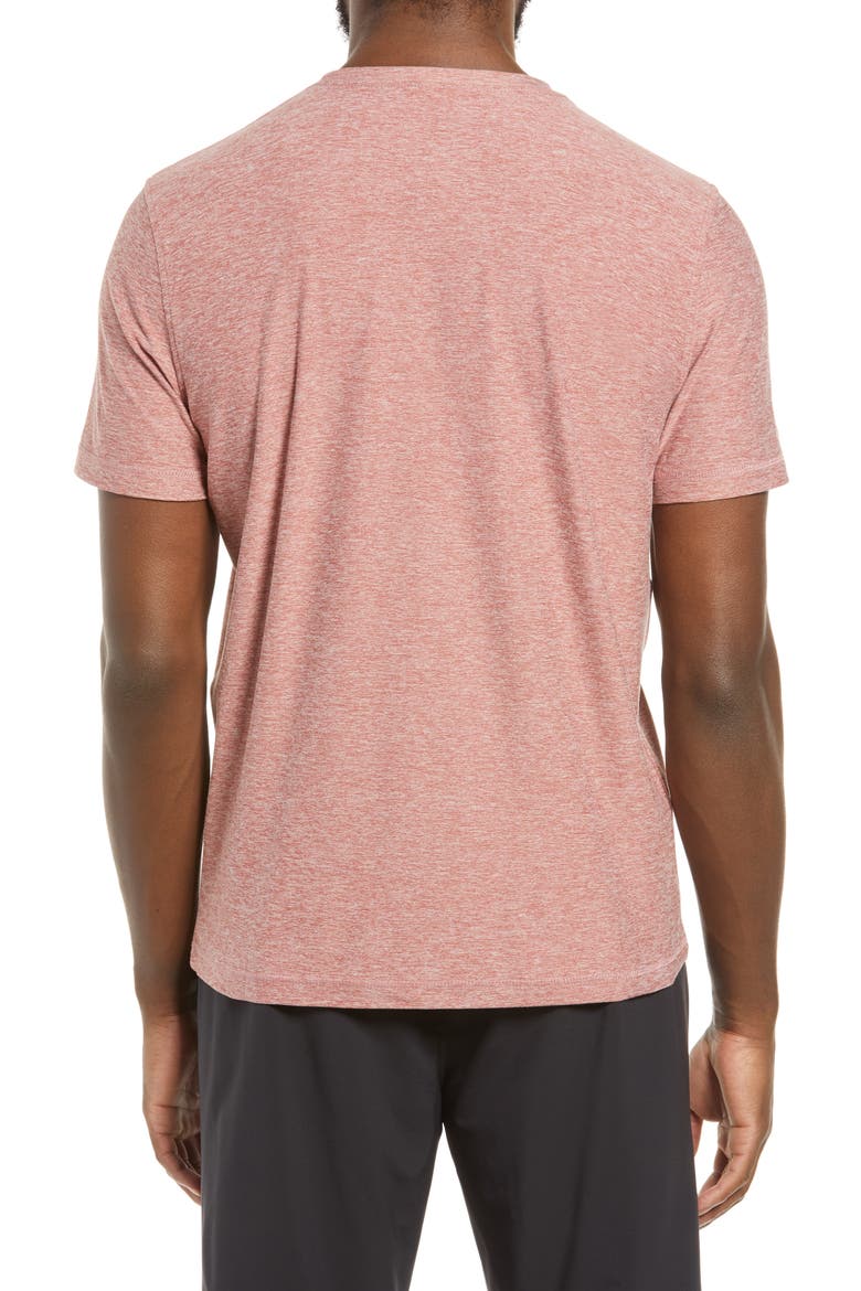 Strato Tech T-Shirt, Alternate, color, REDWOOD HEATHER