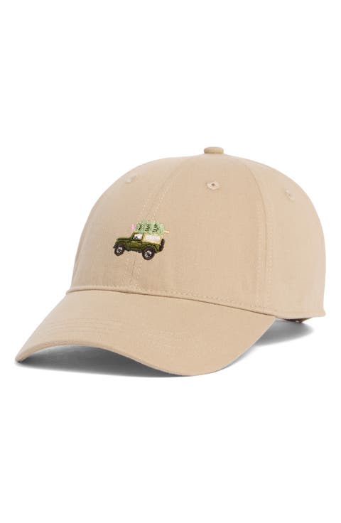 Jeep Tree Embroidered Baseball Hat