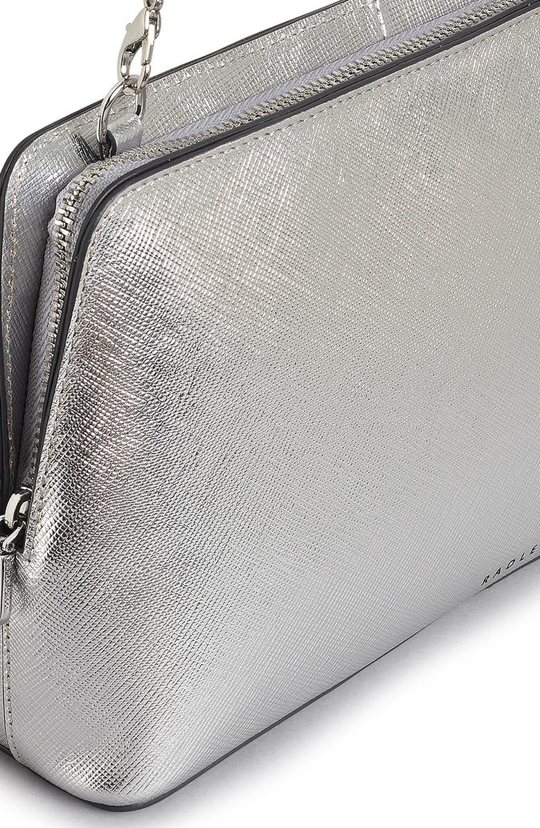 Radley Elia East West Clutch, Alternate, color, Silver