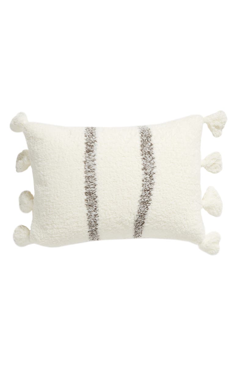 Barefoot Dreams<sup>®</sup> CozyChic Vertical Stripe Tassel Accent Pillow, Alternate, color, 