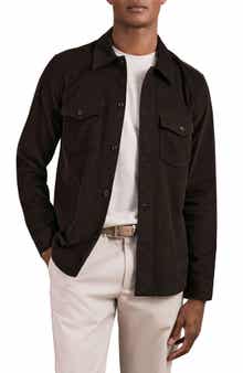 Reiss Kai Cotton Shirt Jacket