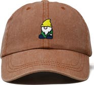 Dalix Gnome Embroidered Dad Hat