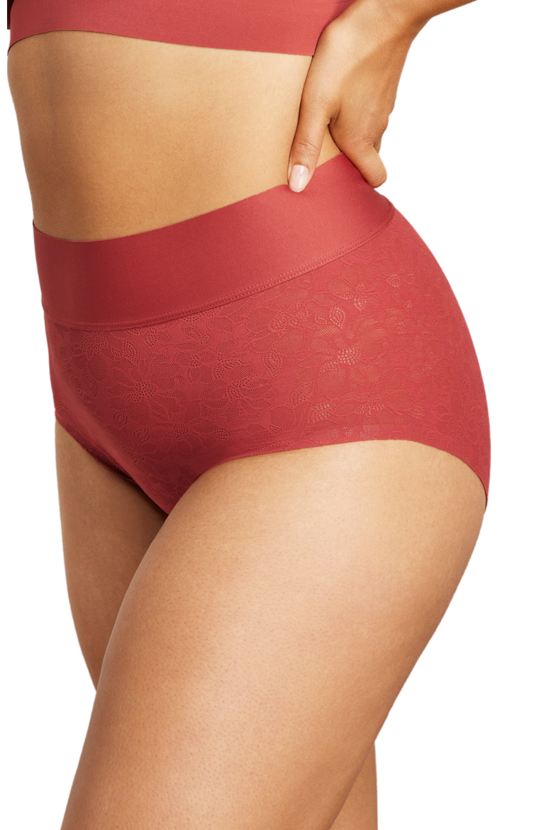 Soft Lace Boy Brief, Alternate, color, Rosewood