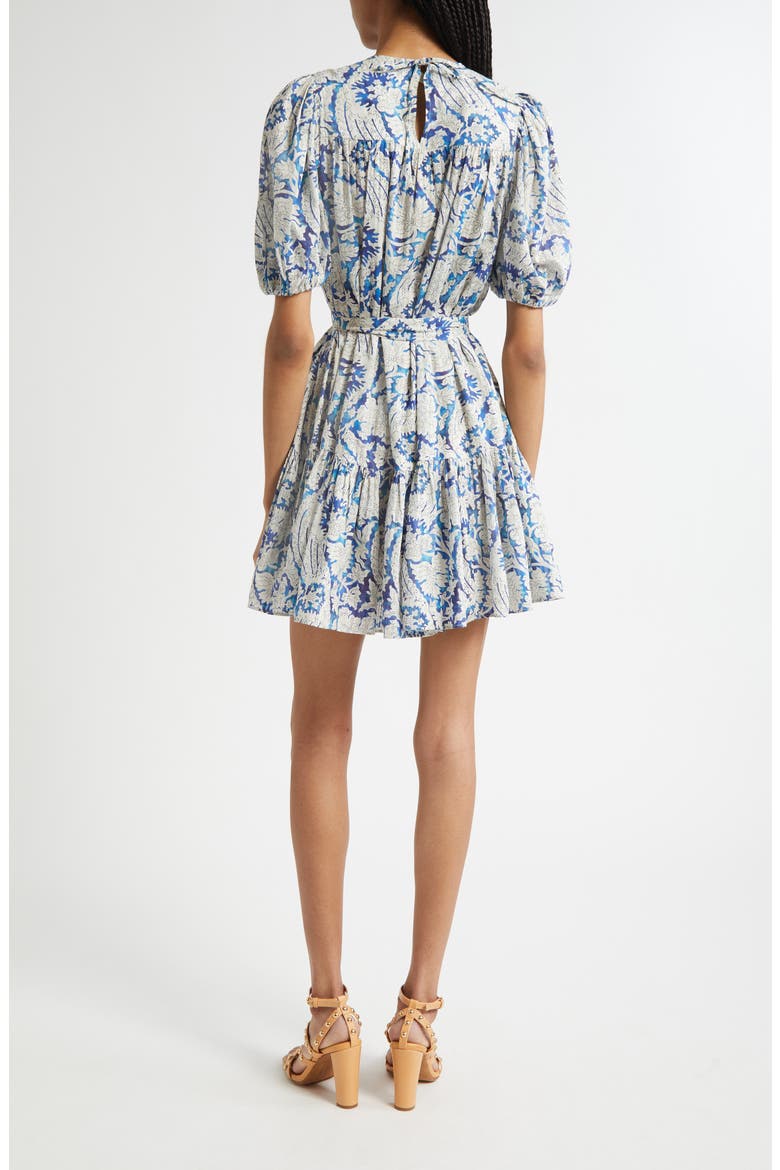 Rosalie Puff Sleeve Minidress, Alternate, color, CIEL