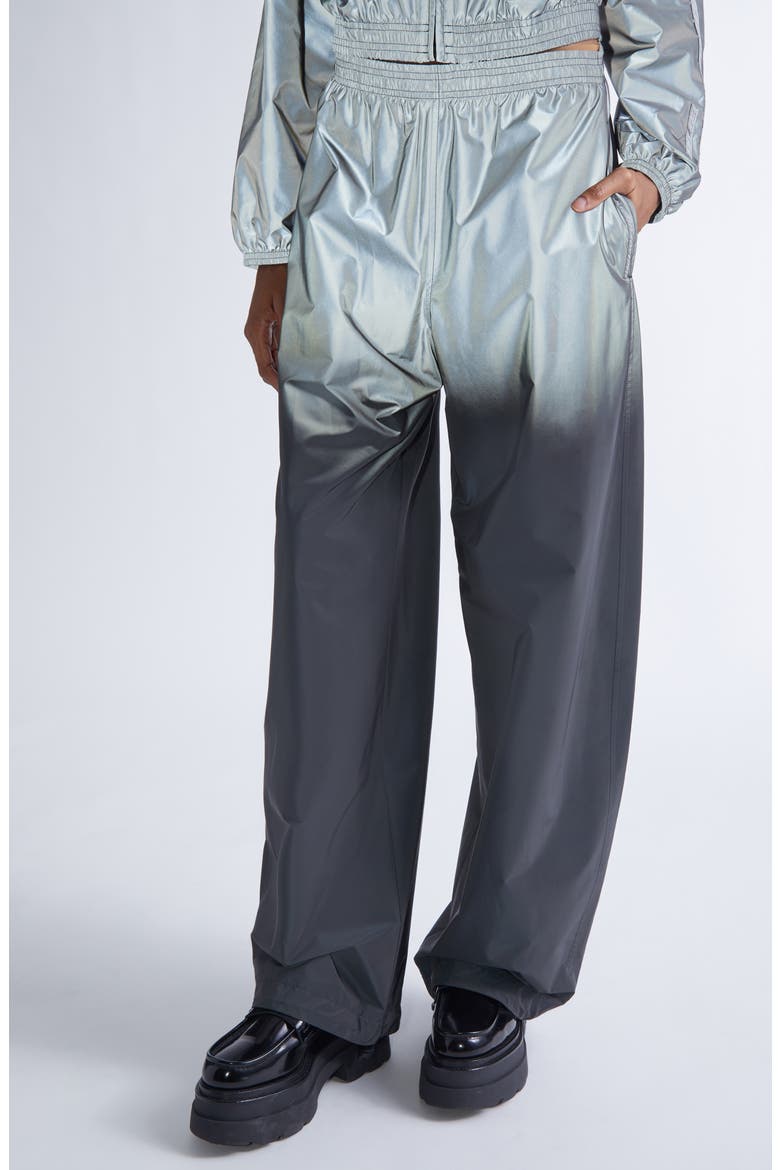 Gradient Reflective Track Pants, Alternate, color, SILVER/ BLACK