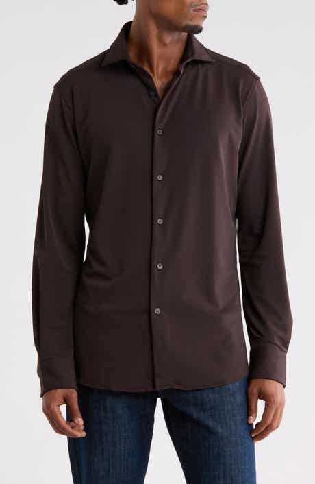 Power Stretch Long Sleeve Button-Up Shirt