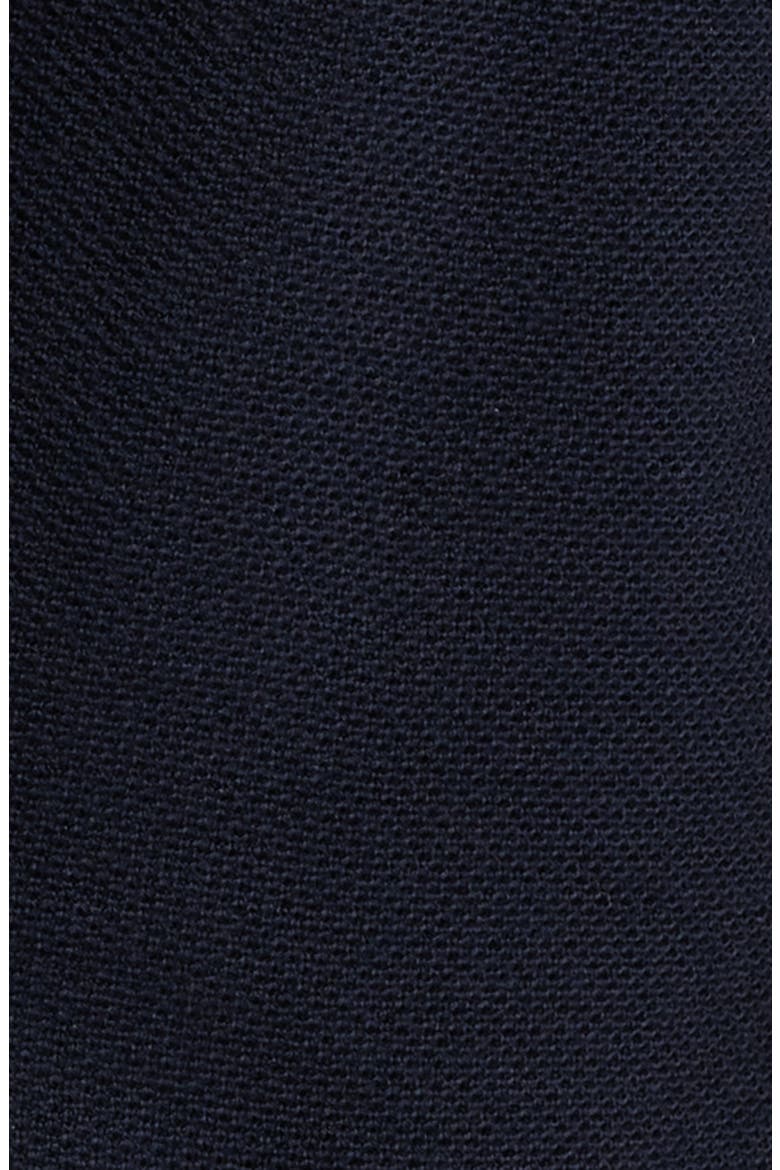 Queens Solid Navy Wool & Cotton Knit Sport Coat, Alternate, color, NAVY
