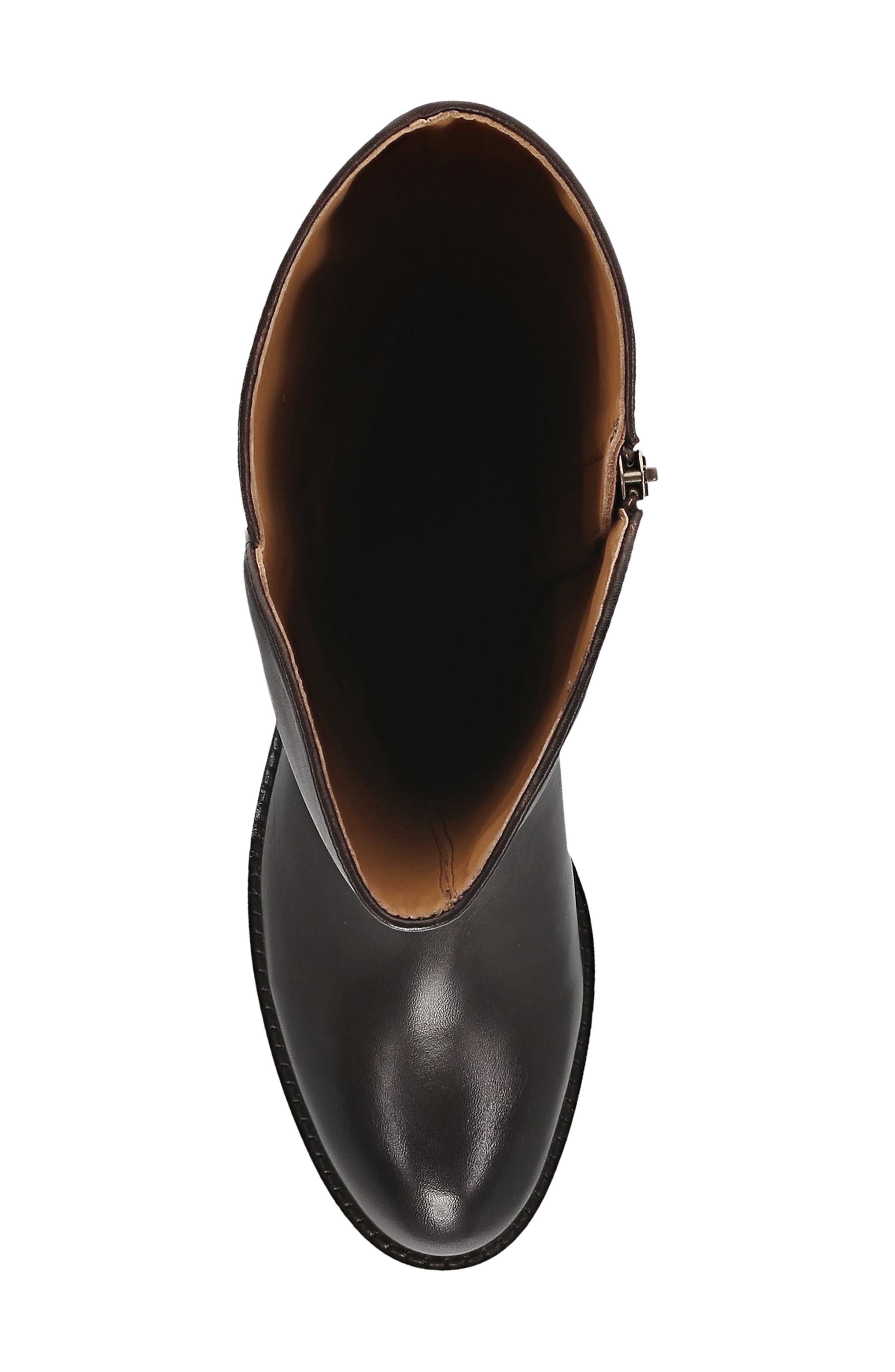 Carson 2 Piping Knee High Boot, Alternate, color, DARK BROWN