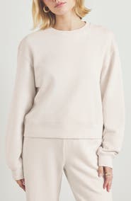 Splendid Laguna Lounge Cotton Crewneck Sweater
