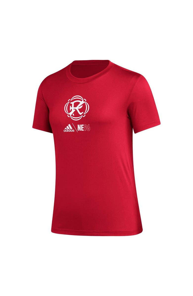 adidas Women's adidas Red New England Revolution AEROREADY Club Icon T-Shirt, Alternate, color, Red