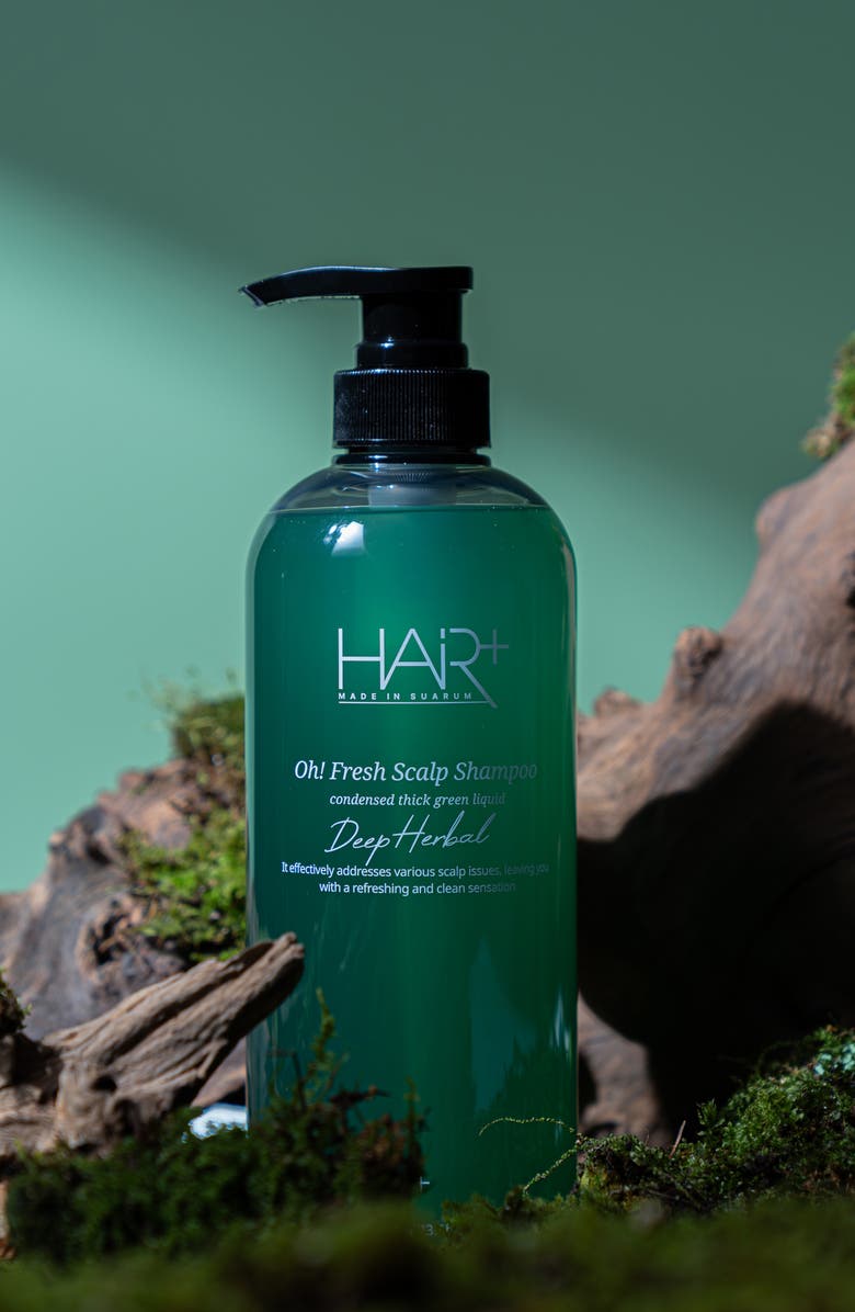 HAIR+ Oh! Fresh Scalp Deep Herbal Shampoo, Alternate, color, Deep Herbal
