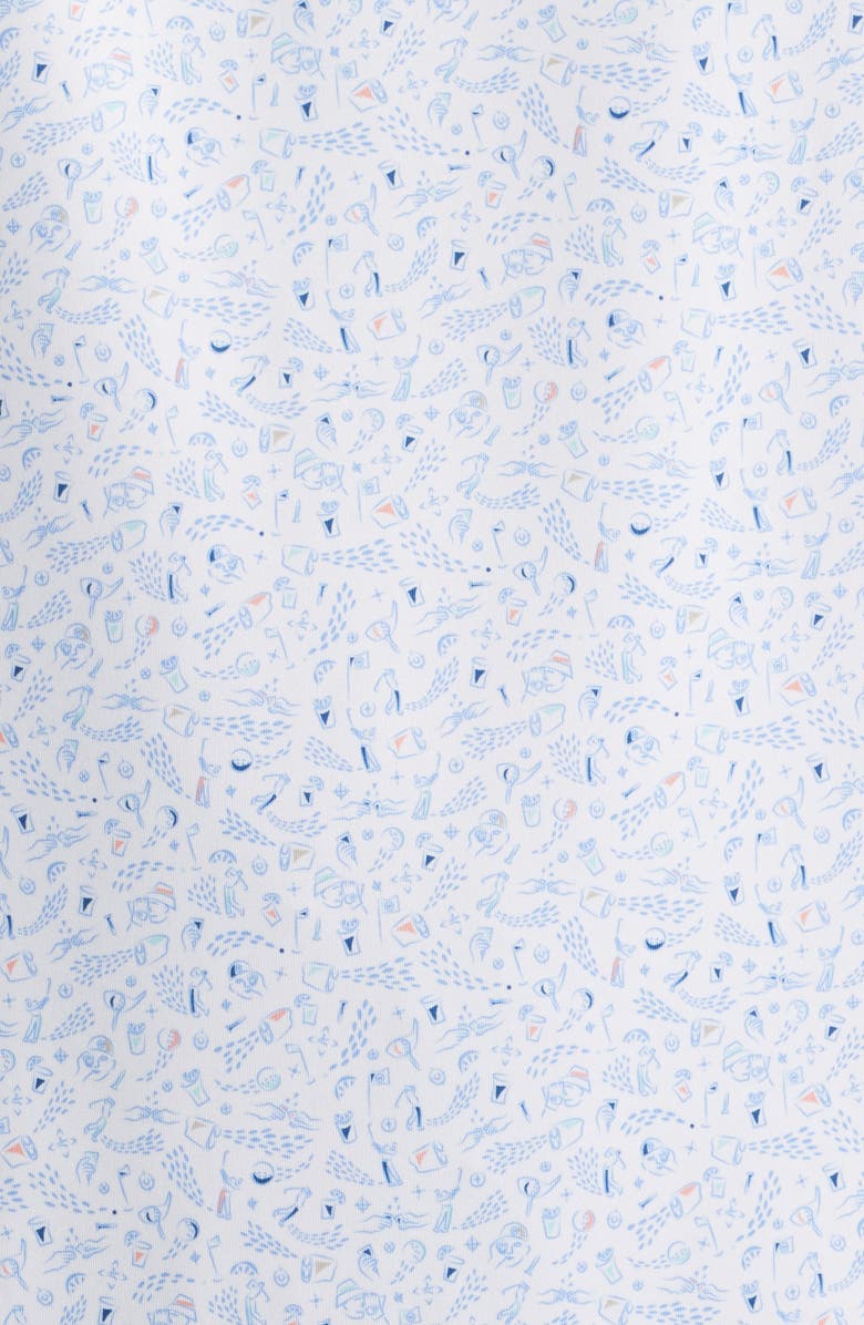 Peter Millar Nice Shot Performance Jersey Polo, Alternate, color, White