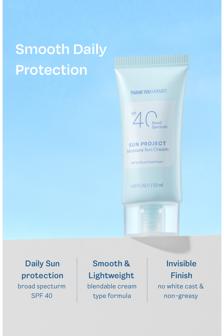 Sun Project Moisture Sun Cream, Alternate, color, White